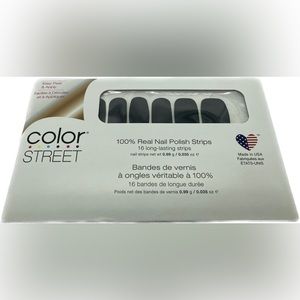NWT - Color Street Nails - Midnight in Manhattan - Black Solid